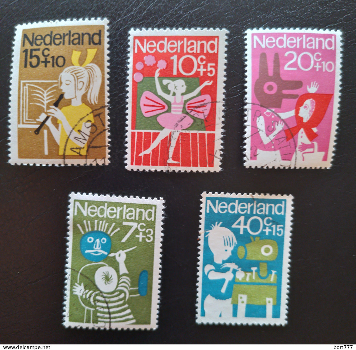 Netherlands 1964 Year, Used Stamps ,Mi # 830-834 - Used Stamps