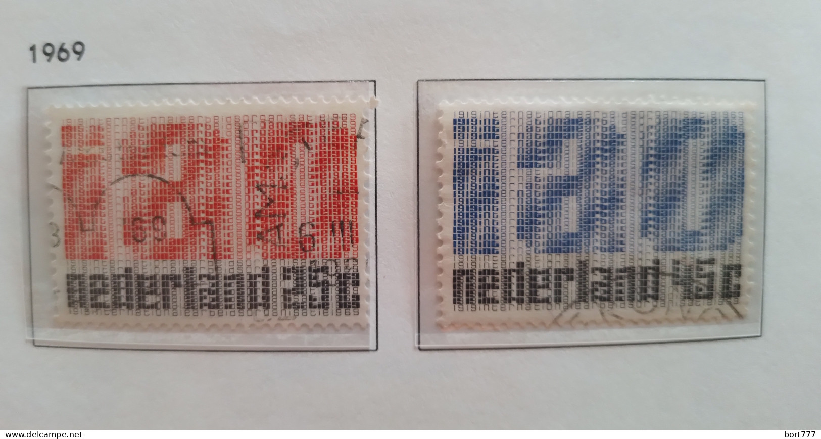Netherlands 1968 Year, Used Stamps ,Mi # 912-913 - Gebruikt