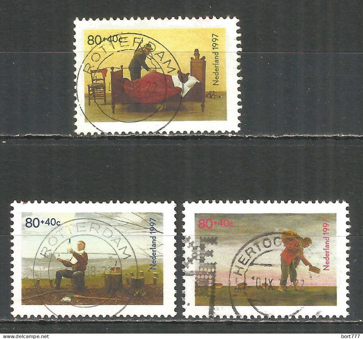 Netherlands 1997 Year, Used Stamps ,Mi 1632-34 - Usados