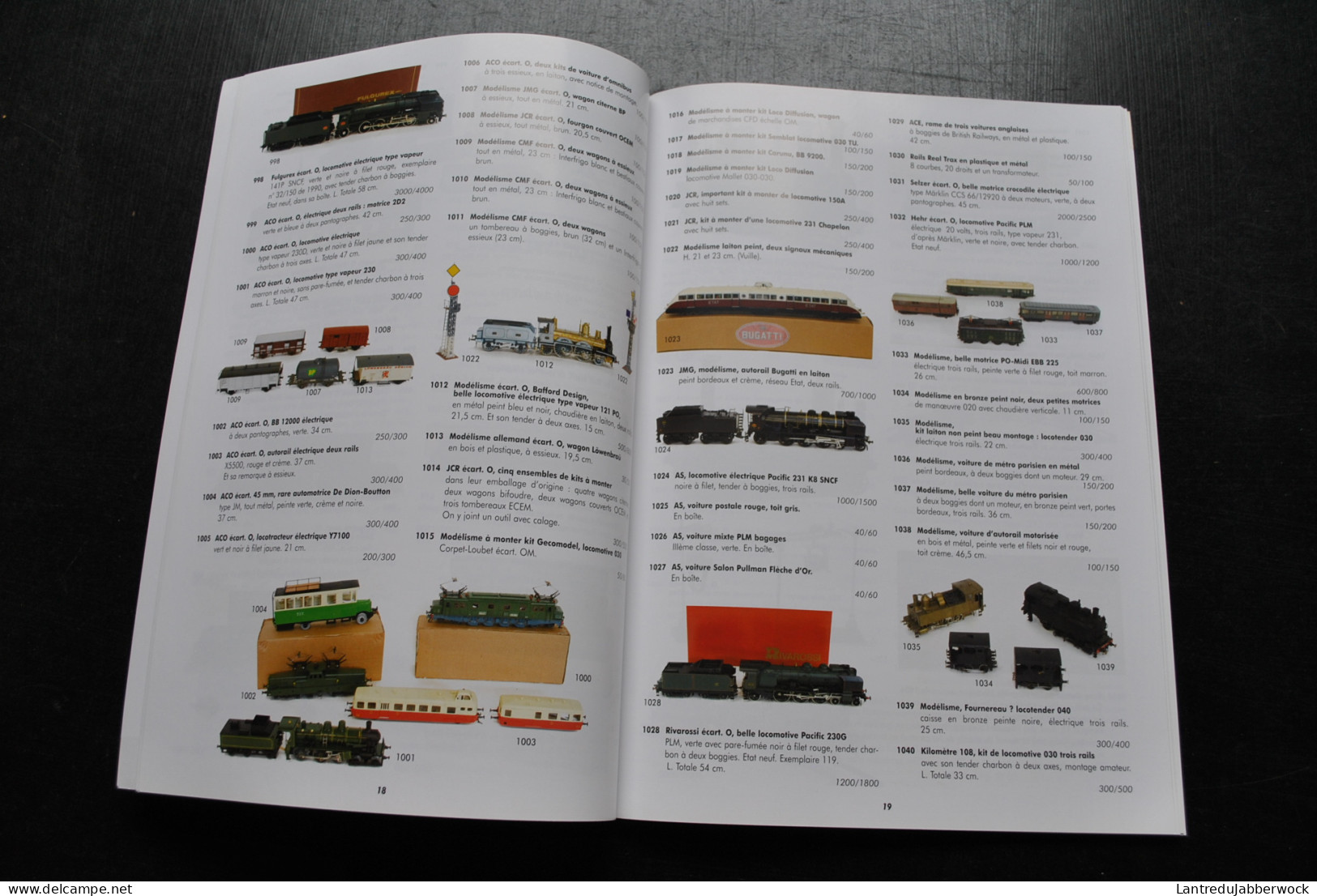 Catalogue de vente aux enchères Ivoire Chartres 2008 Jouets de 1850 à 1950 Chemin de fer Marklin Locomotive JEP Hornby