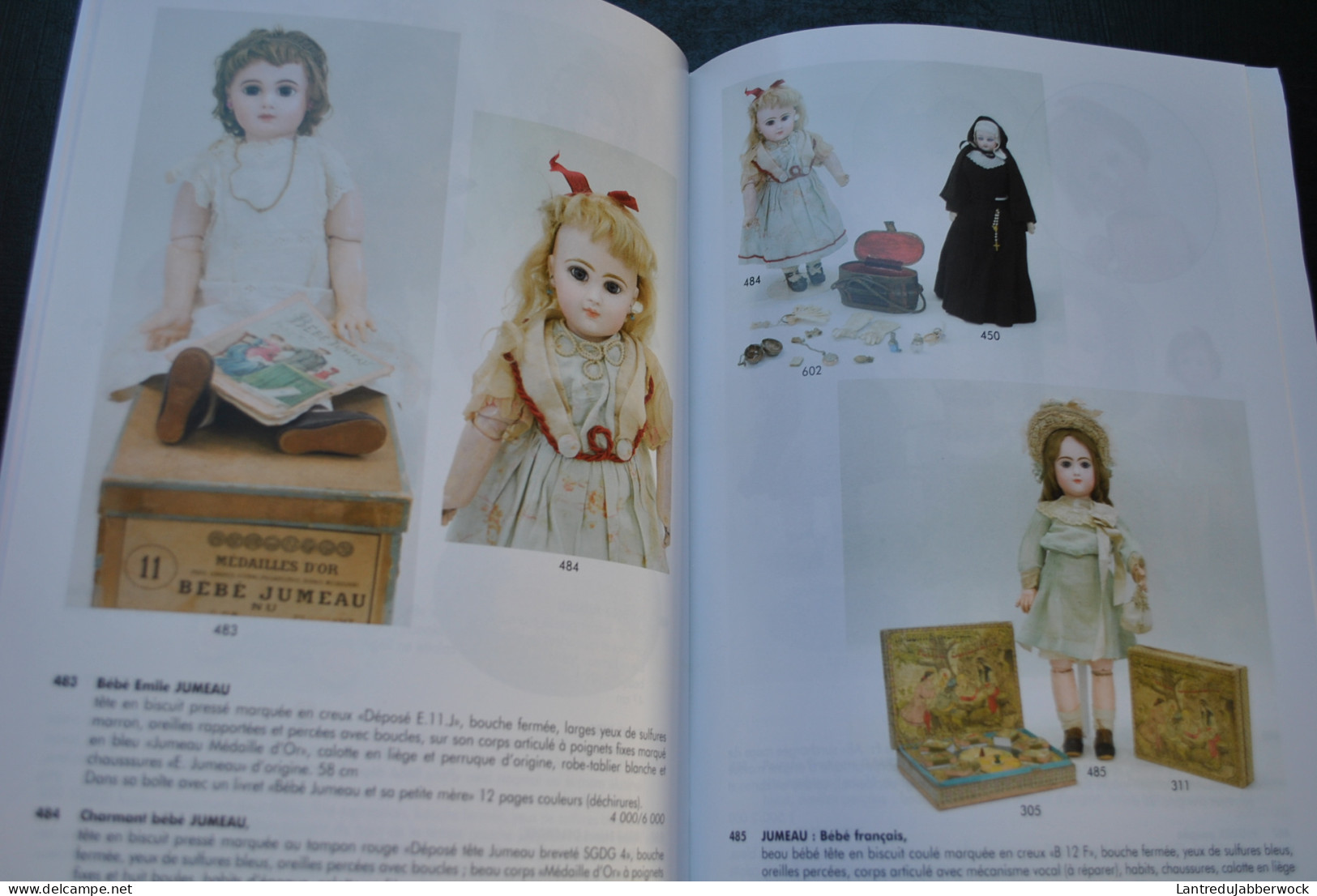 Catalogue De Vente Aux Enchères Ivoire Chartres 2008 Poupées De Collection Bébé De Caractère Jumeau Barrois Rohmer Bru  - Dolls