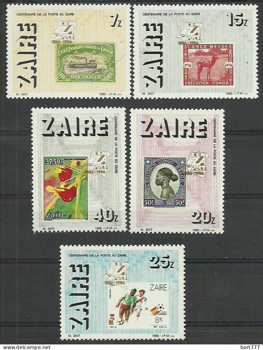 Zaire 1986 Year , Mint Stamps MNH (**) Set  - Nuevos