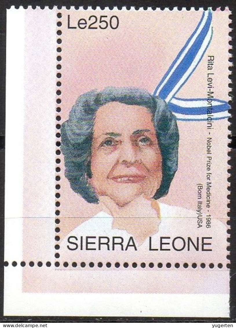 SIERRA LEONE - 1v - MNH - Rita Levi-Montalcini - Nobel Prize - Medicine Nobelpreis Medizin Physiology Medecine - Italy - Nobel Prize Laureates