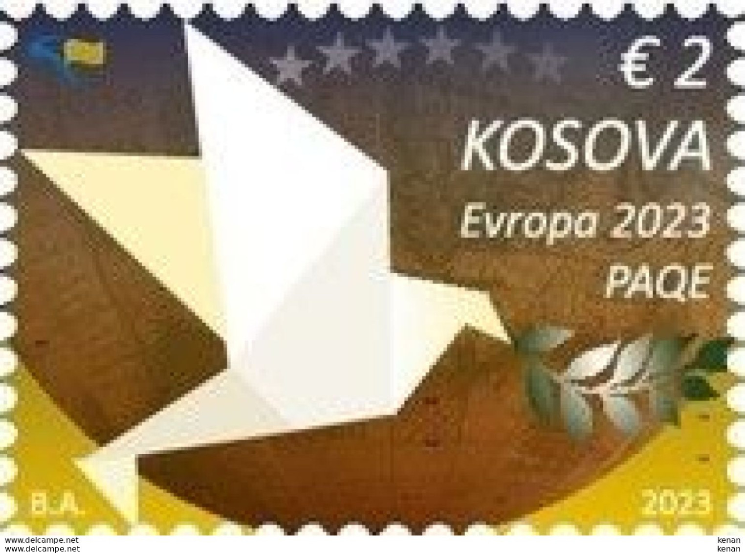 Kosovo, 2023, EUROPA Stamps - Peace - The Highest Value Of Humanity (MNH) - Kosovo