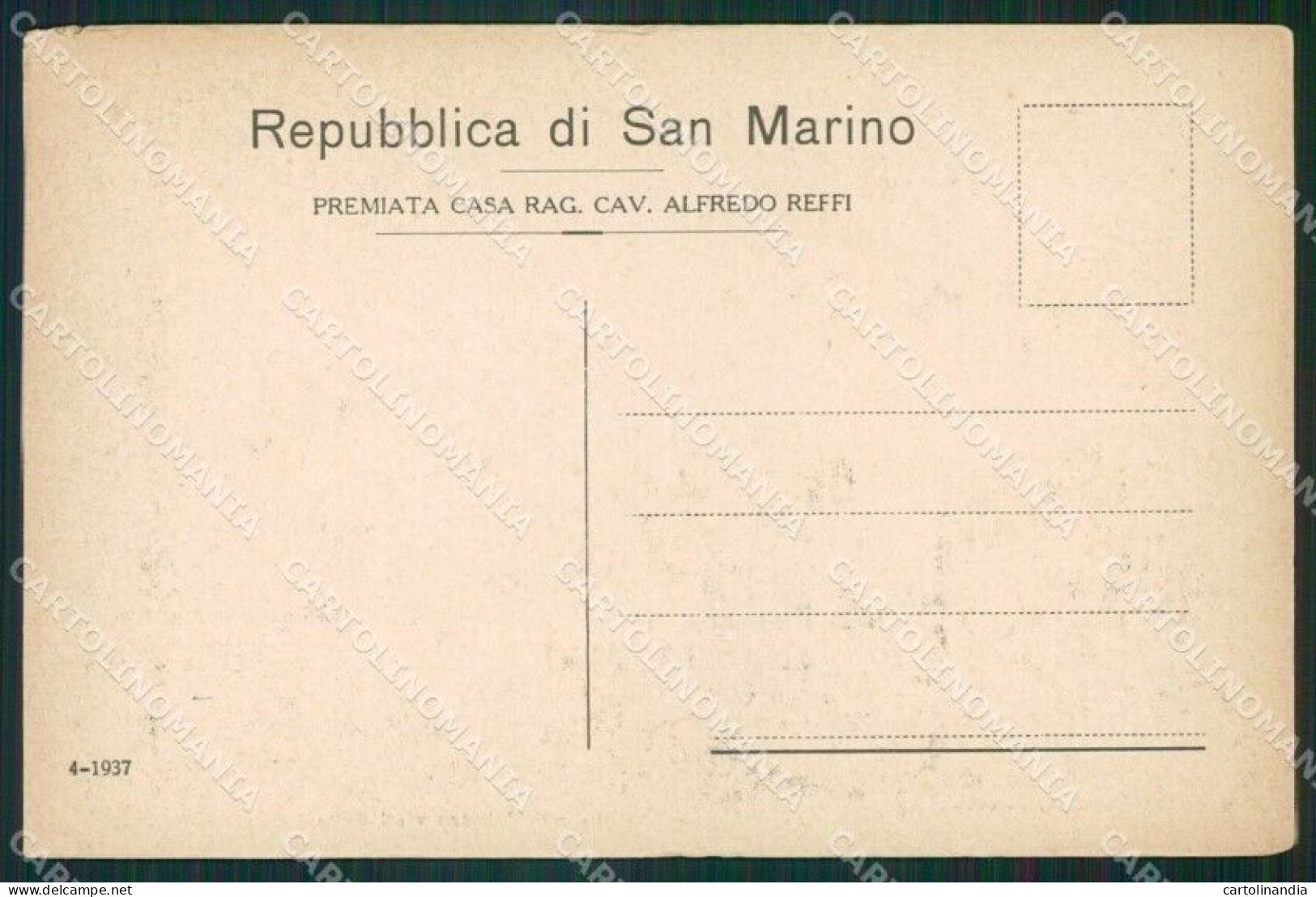 San Marino STRAPPINO Cartolina MQ5451 - Saint-Marin