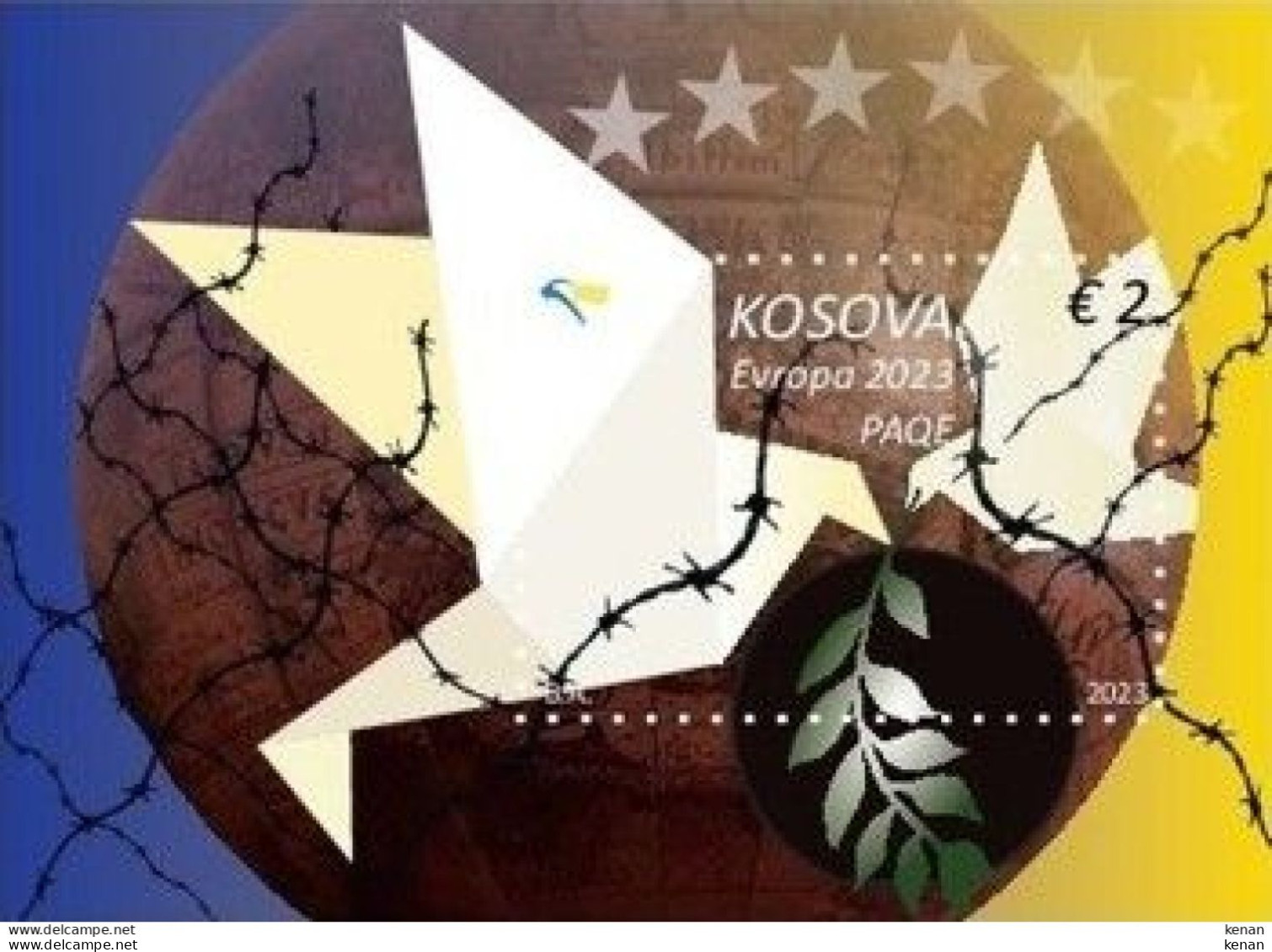 Kosovo, 2023, EUROPA Stamps - Peace - The Highest Value Of Humanity (MNH) - Kosovo