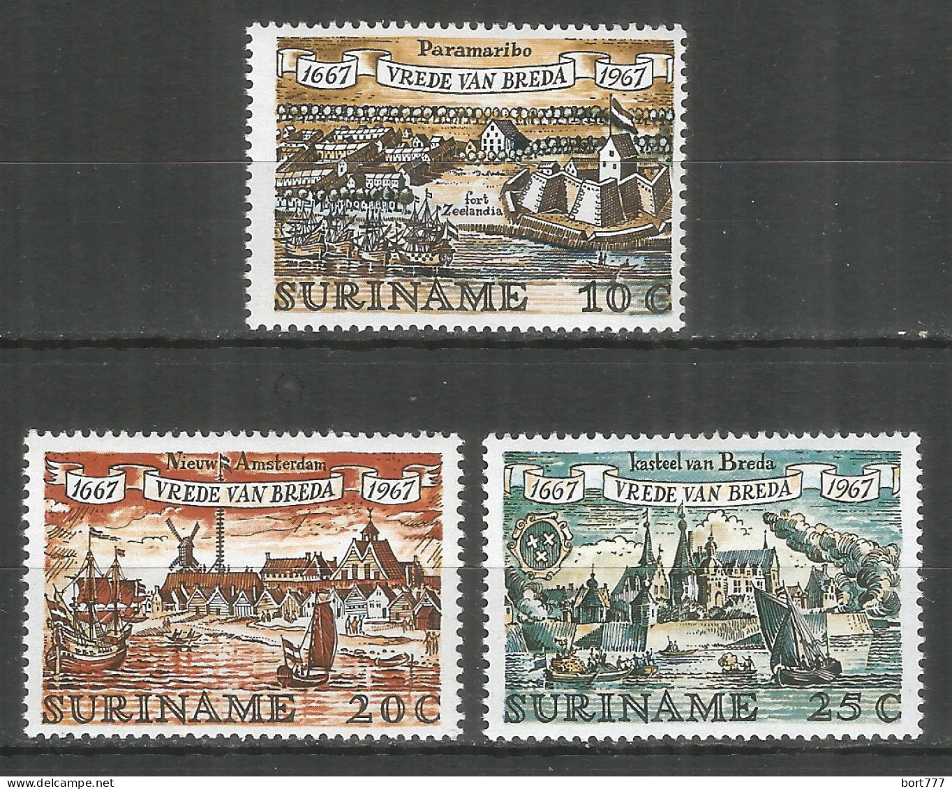 Surinam 1967 Mint Stamps Set MNH (**) - Surinam