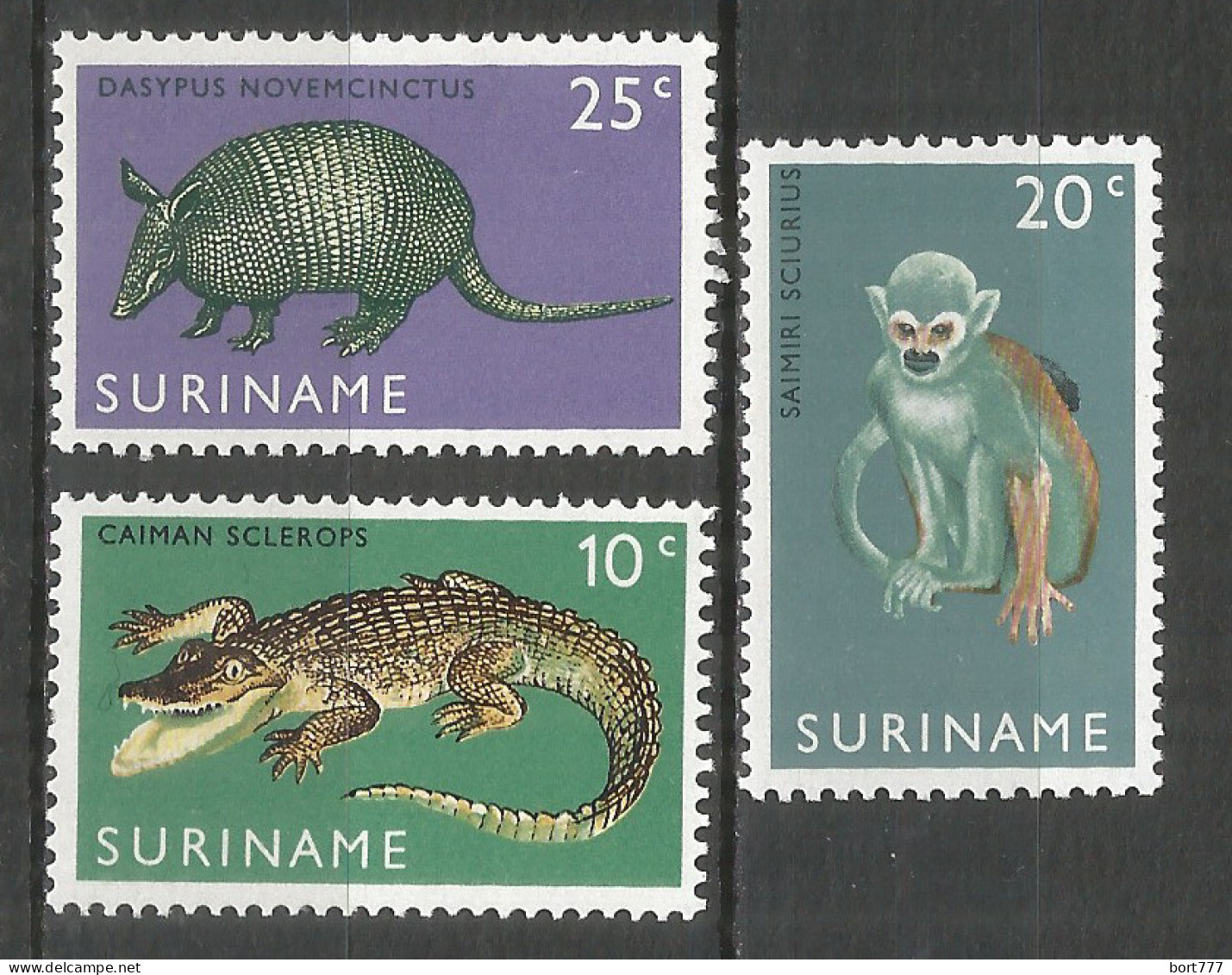 Surinam 1969 Mint Stamps Set MNH (**) Animals - Surinam