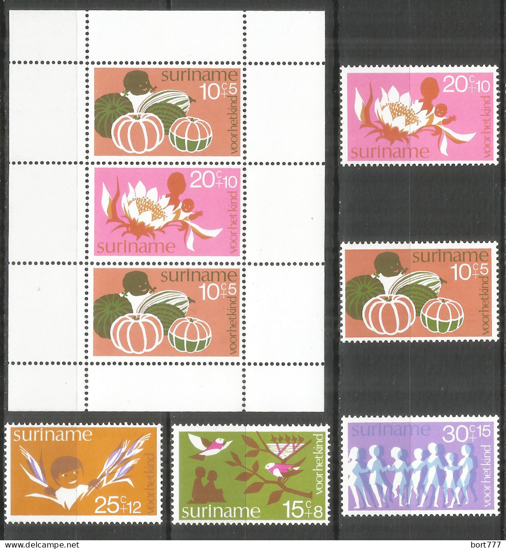 Surinam 1974 Mint Stamps MNH (**) Birds - Suriname