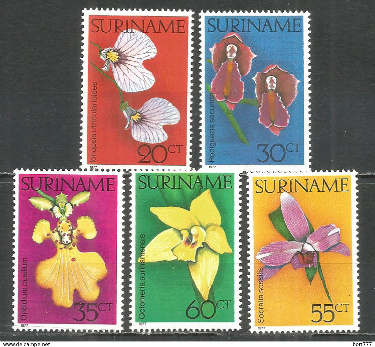 Surinam 1977 Mint Stamps Set MNH (**) Flowers - Suriname