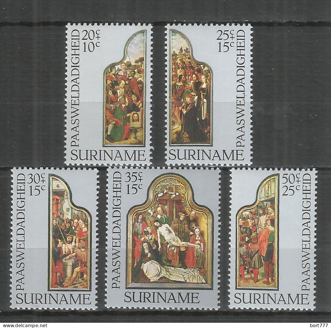 Surinam 1977 Mint Stamps Set MNH (**) Religion - Surinam