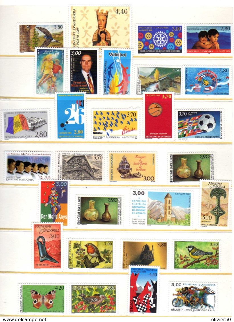 Andorre Francaise -  Art - Faune  - Evenements - - Neuf** - MNH - Unused Stamps