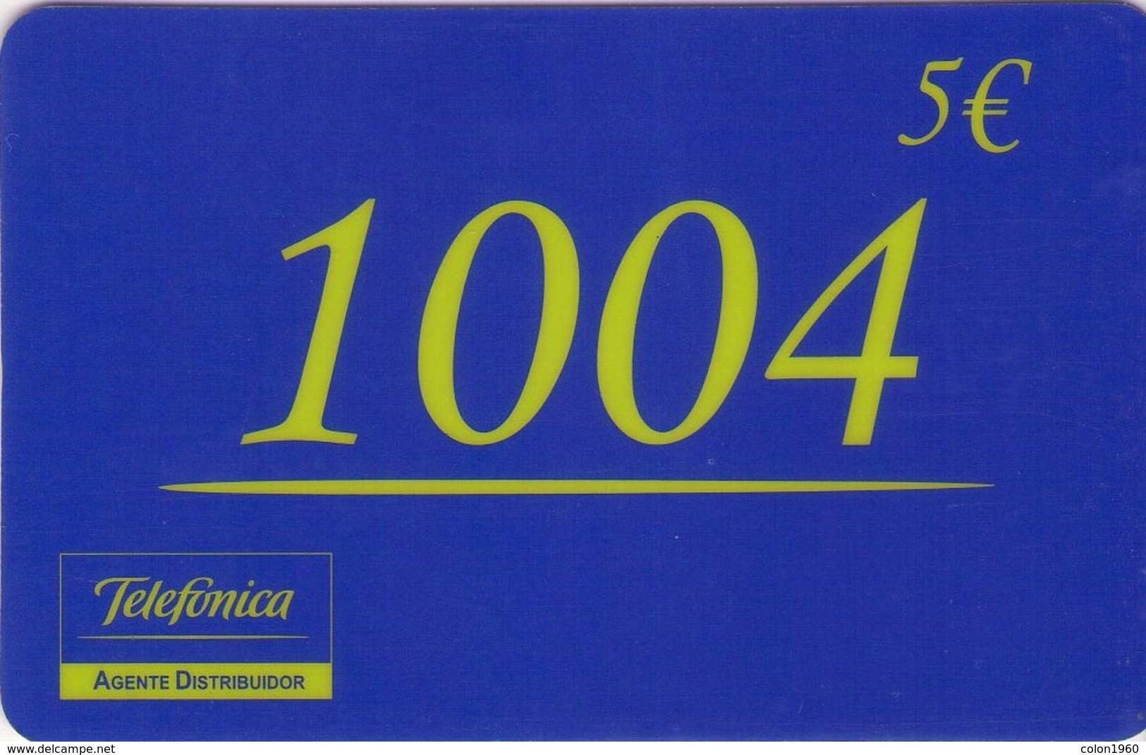 ESPAÑA. ES-PRE-TEA-0031. TELEFONICA - 1004. 5€. (128P) - Telefonica