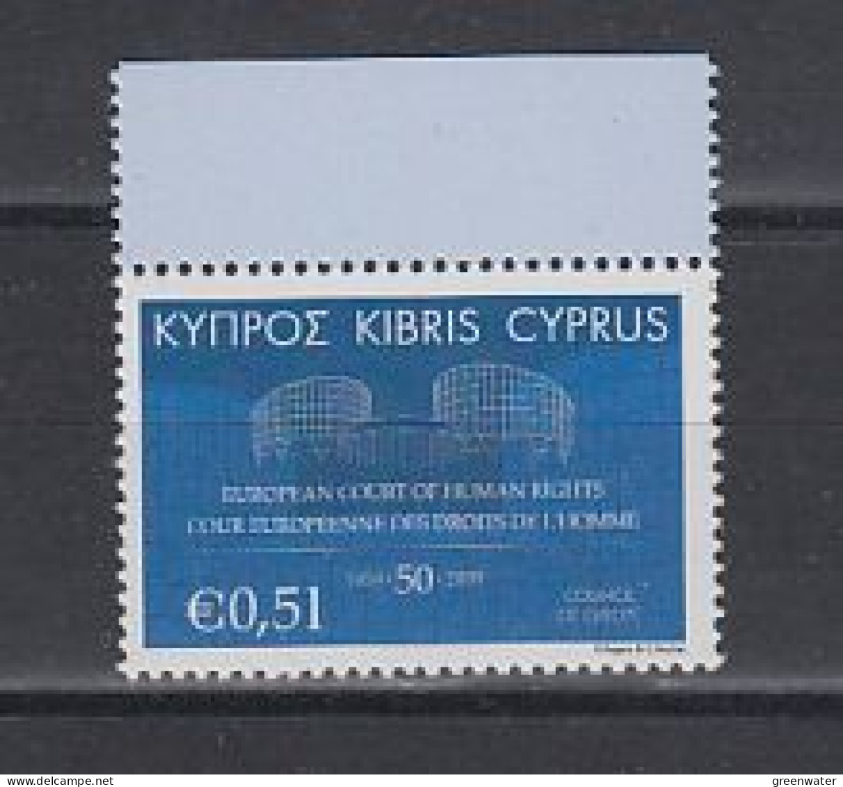 Cyprus 2009 50Y European Human Rights 1v  ** Mnh (59494) - Europese Gedachte