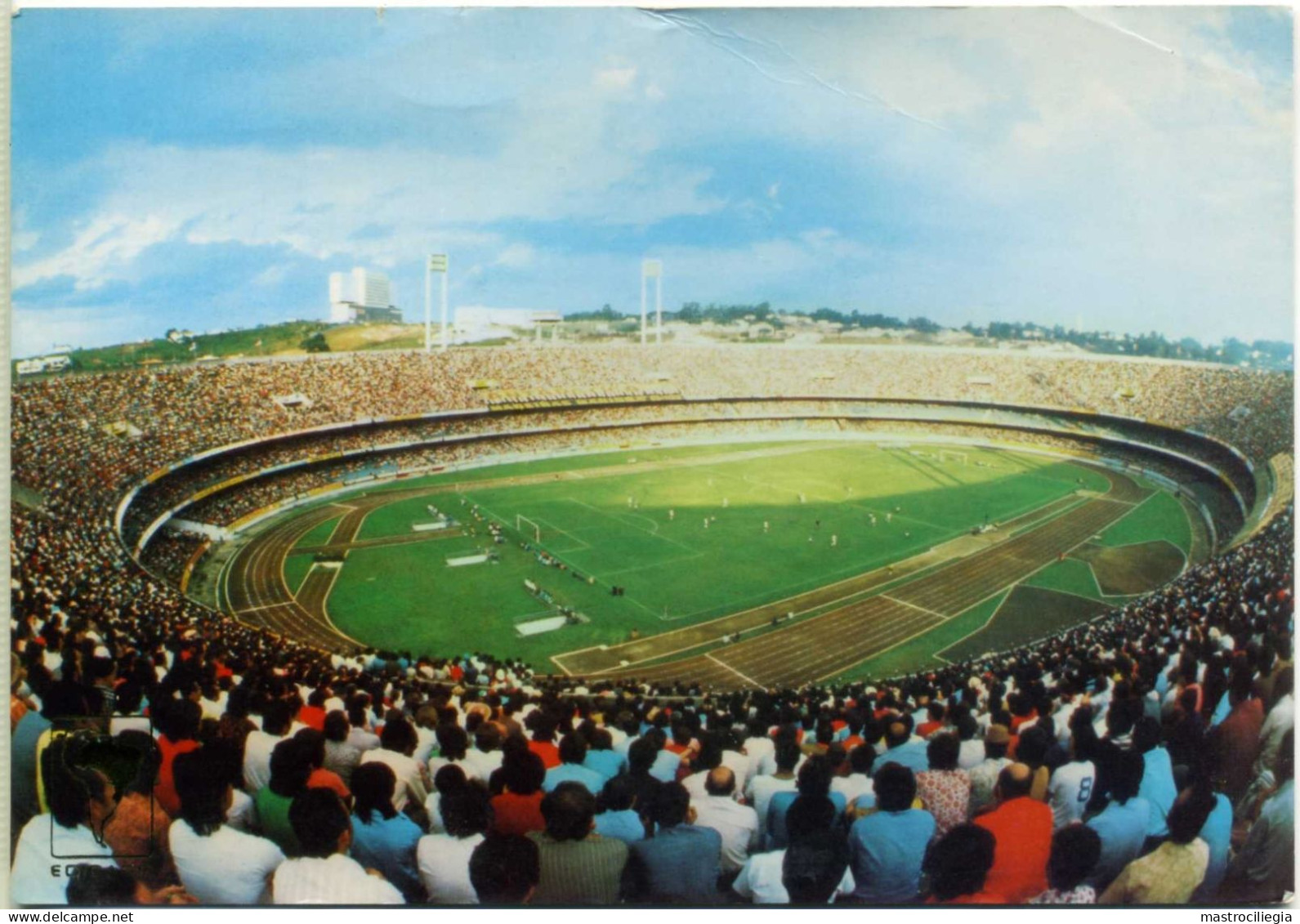 SÃO PAULO BRASIL Estadio Do Morumbi Stadio Stade Stadium EMA Stamp Meter Galeria Prestes Maia - Stadien