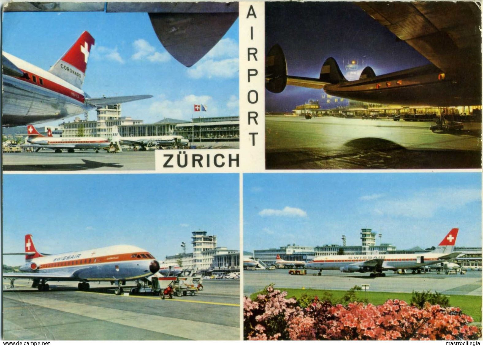 ZÜRICH AIRPORT Swissair Convair Coronado Multiview - Aerodromi