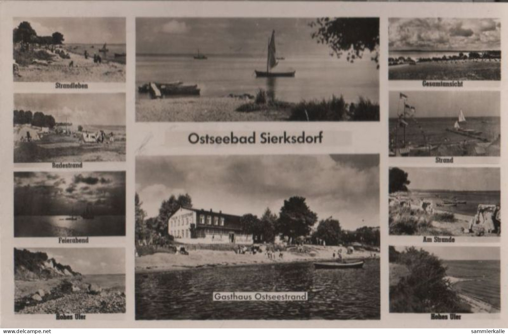 58750 - Sierksdorf - U.a. Strandleben - 1955 - Sierksdorf