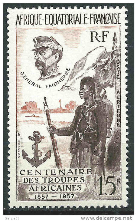 A E F  - 1957 - Faidherbe - PA 62  - Neuf ** - MNH - Unused Stamps