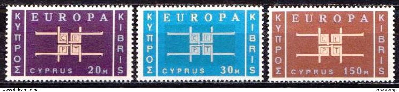 Cyprus MNH Set - 1963