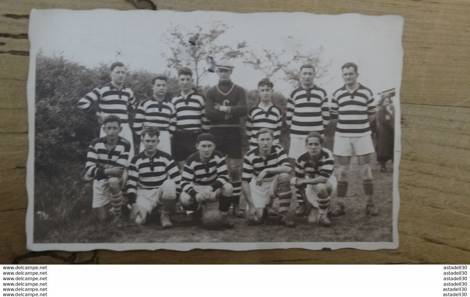 Carte Photo De L' Equipe De Rugby Du CASC ................803 - To Identify