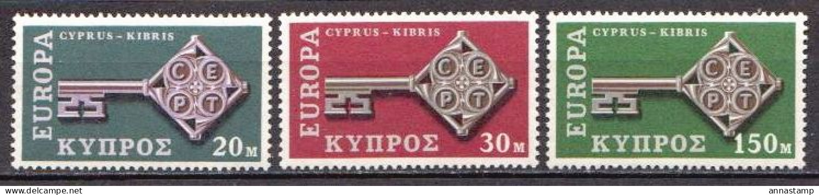 Cyprus MNH Set - 1968