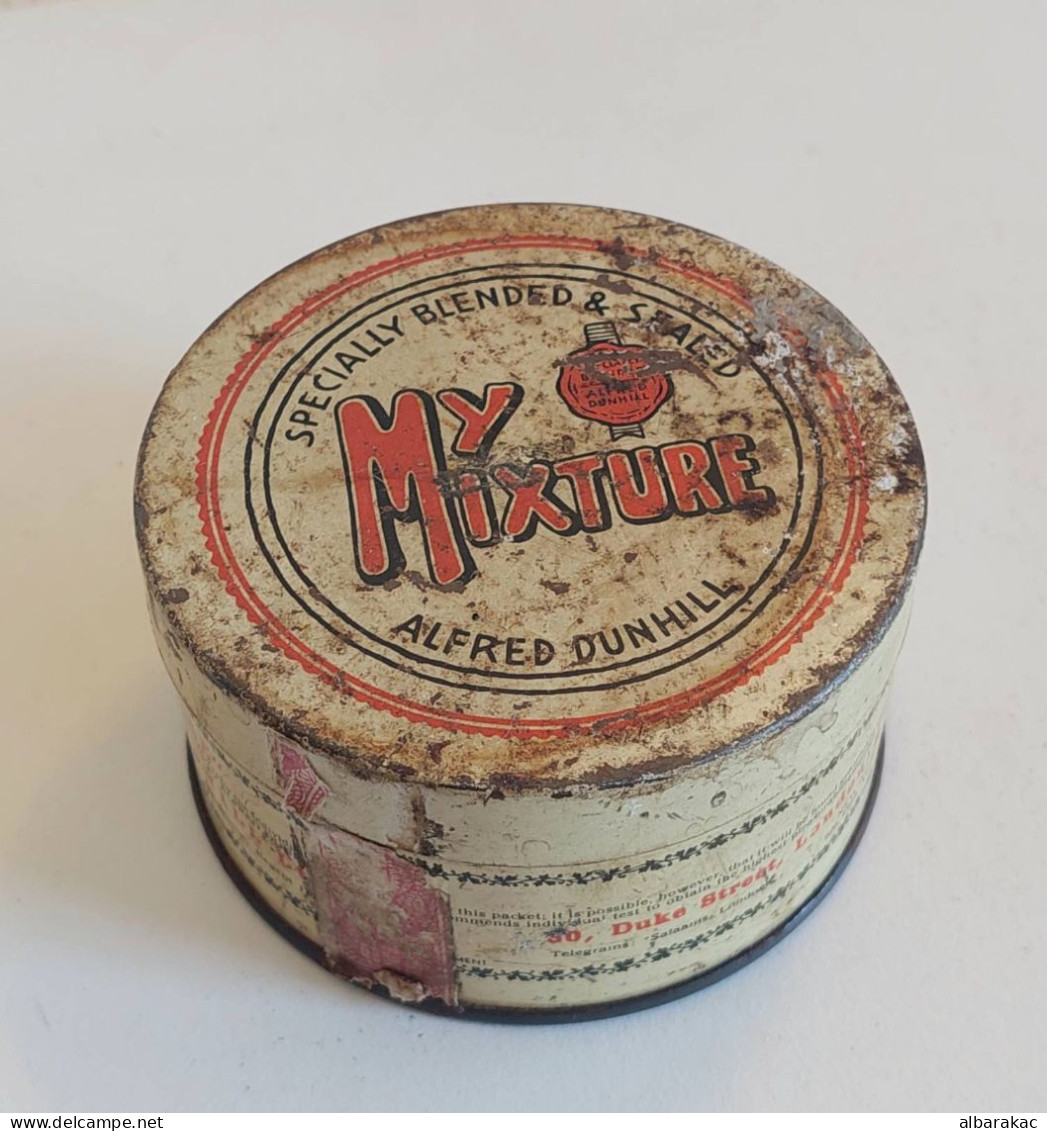 Dunhill Tin Tobacco Case Specially Blended My Mixture 50 Gramm - Cajas Para Tabaco (vacios)