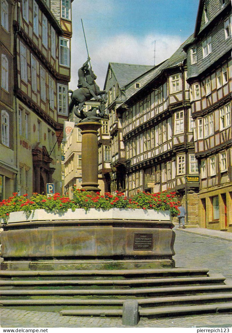 Marbourg - Fontaine à Marktbrunnen - Marburg