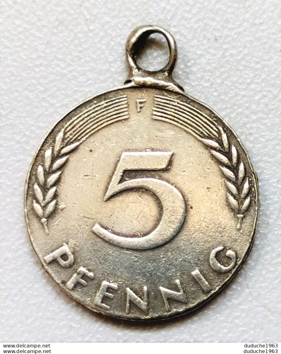 Allemagne - 5 Pfennig 1950 F - Médaillon Argent - 5 Pfennig