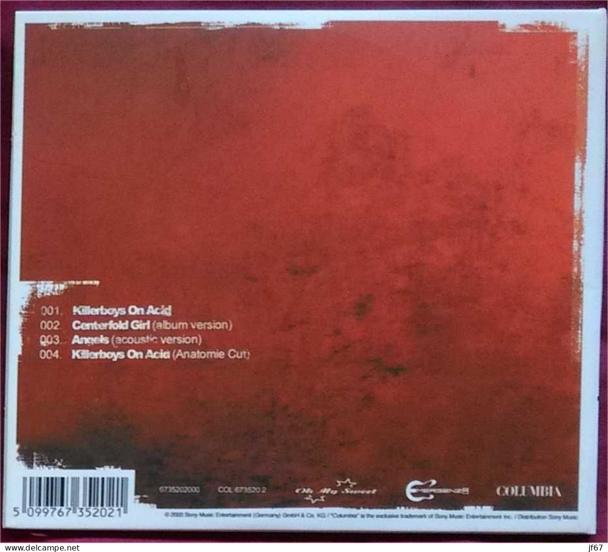 Sincere – Killerboys On Acid (CD Single 4 Titres) - Andere & Zonder Classificatie