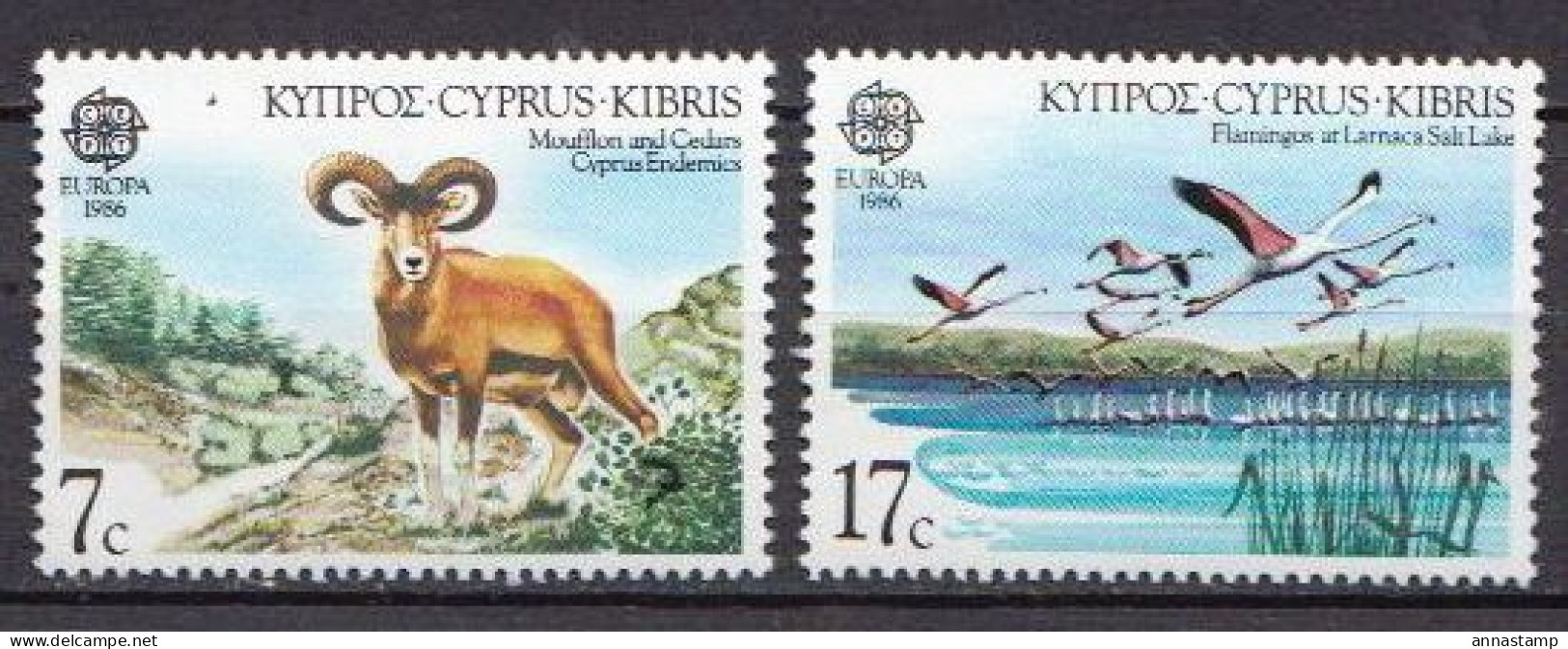 Cyprus MNH Set - 1986