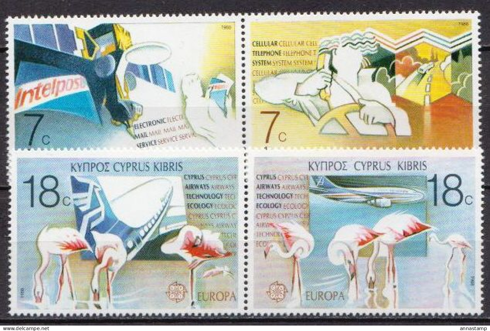 Cyprus MNH Set - 1988