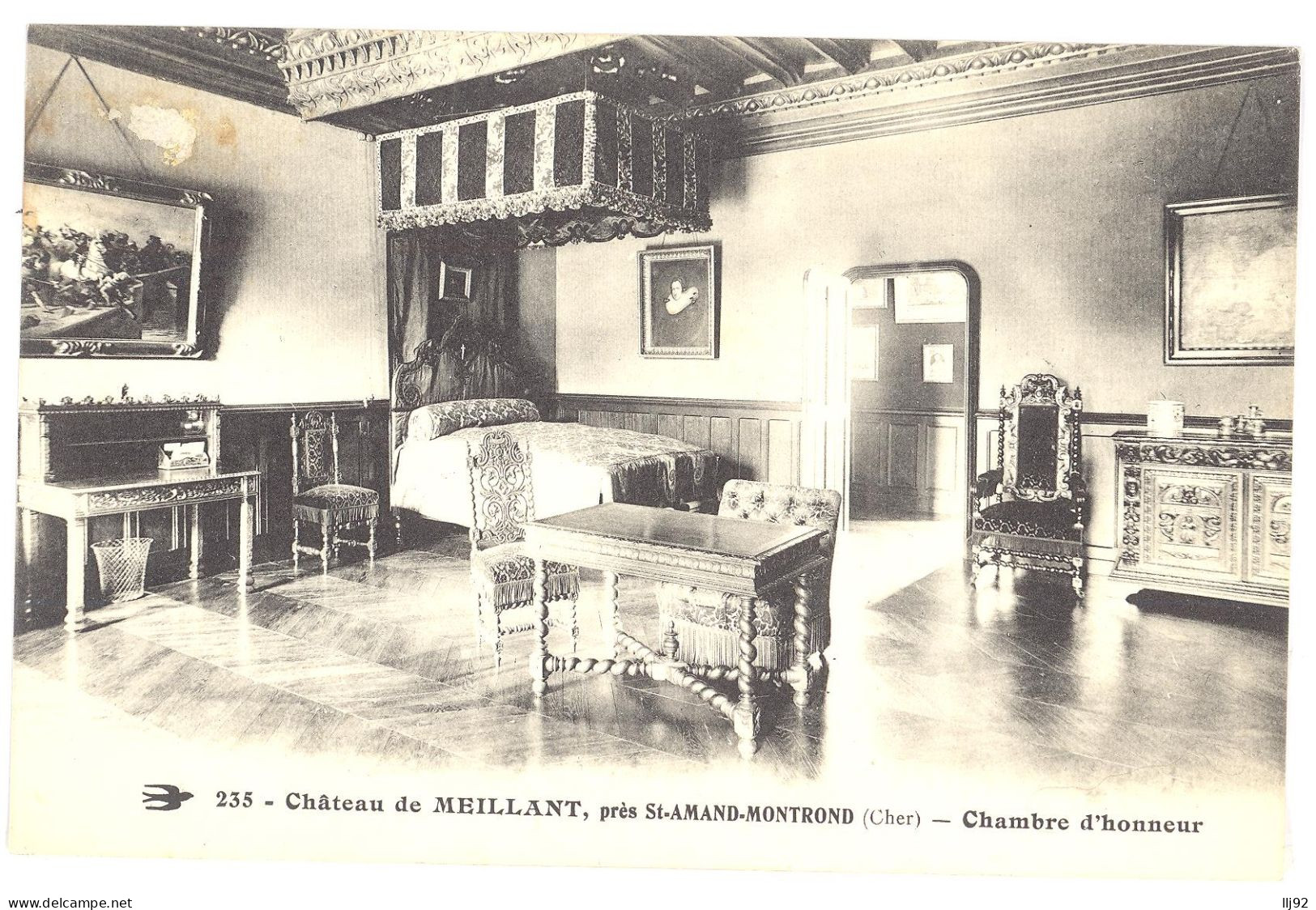 CPA 18 - Château De MEILLANT (Cher) - Près De St Amand Montrond - 235. Chambre D'Honneur - Meillant