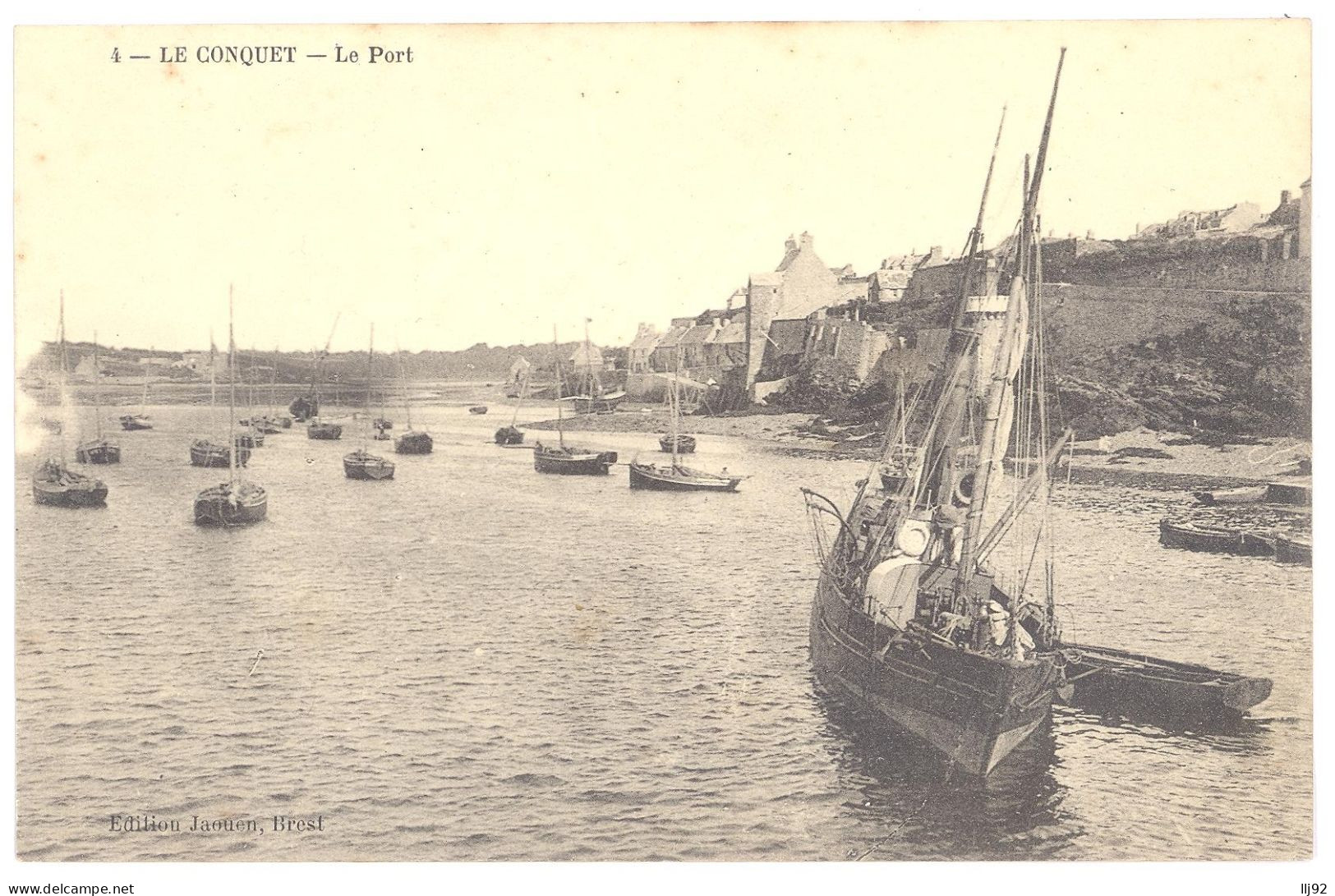 CPA 29 - LE CONQUET (Finistère) - 1. Le Port - Le Conquet