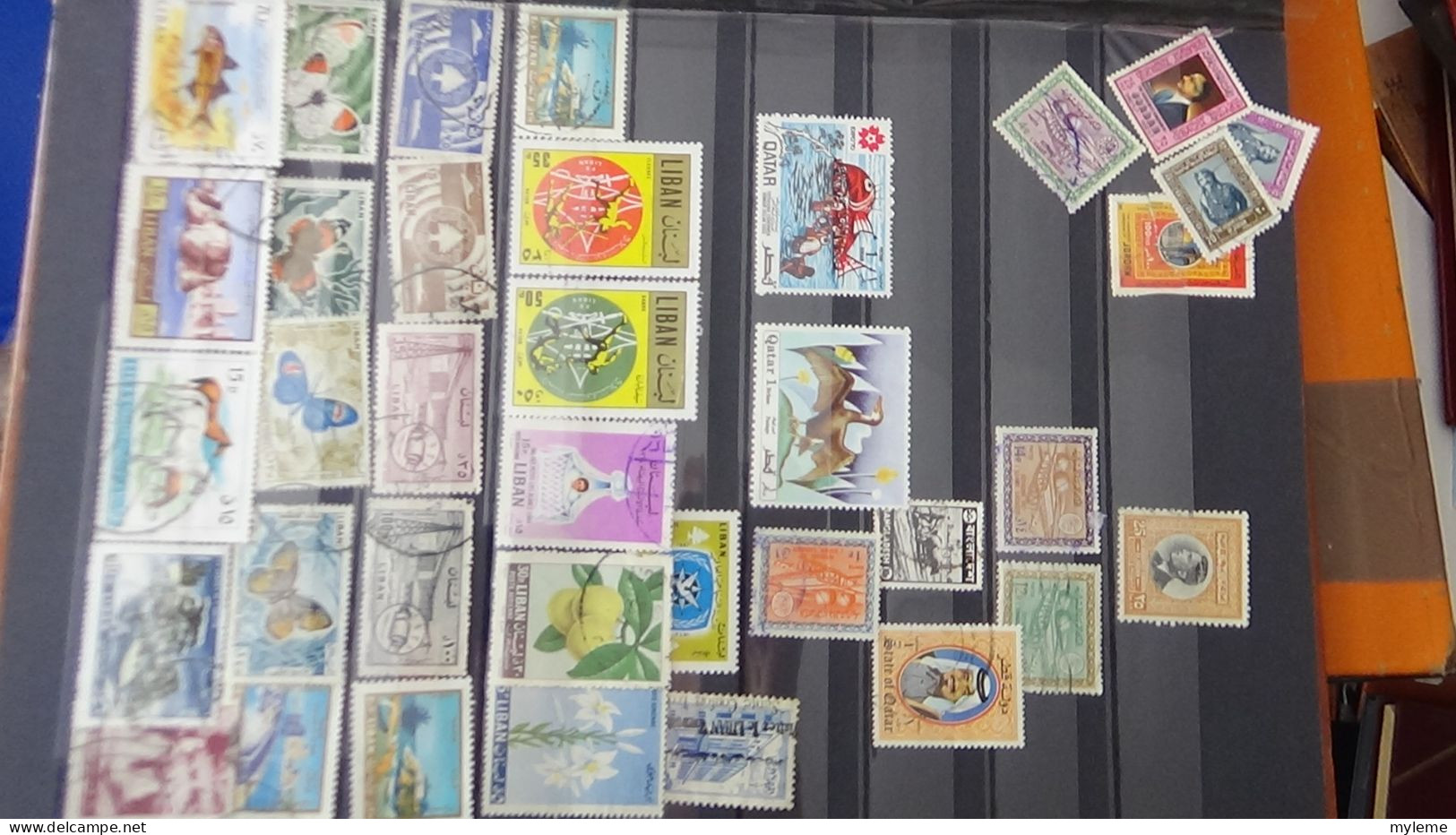 BF20 Ensemble de timbres et blocs oblitérés de divers pays + classiques de France ** avec petits défauts. Cote sympa !!!