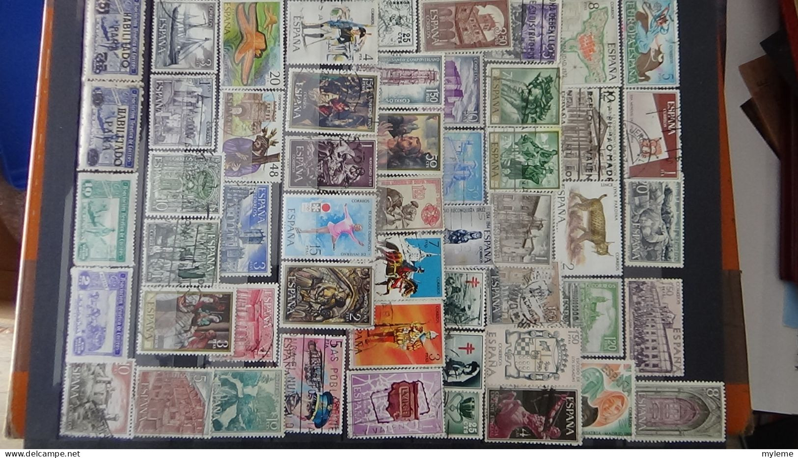 BF21 Ensemble de timbres et blocs oblitérés de divers pays + classiques de France ** avec petits défauts. Cote sympa !!!