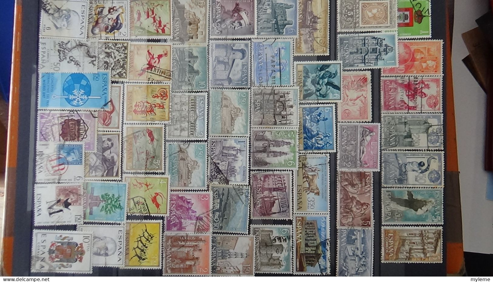 BF21 Ensemble de timbres et blocs oblitérés de divers pays + classiques de France ** avec petits défauts. Cote sympa !!!