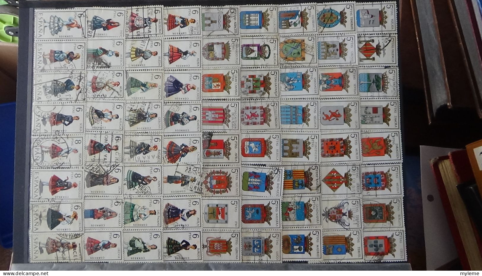 BF21 Ensemble de timbres et blocs oblitérés de divers pays + classiques de France ** avec petits défauts. Cote sympa !!!