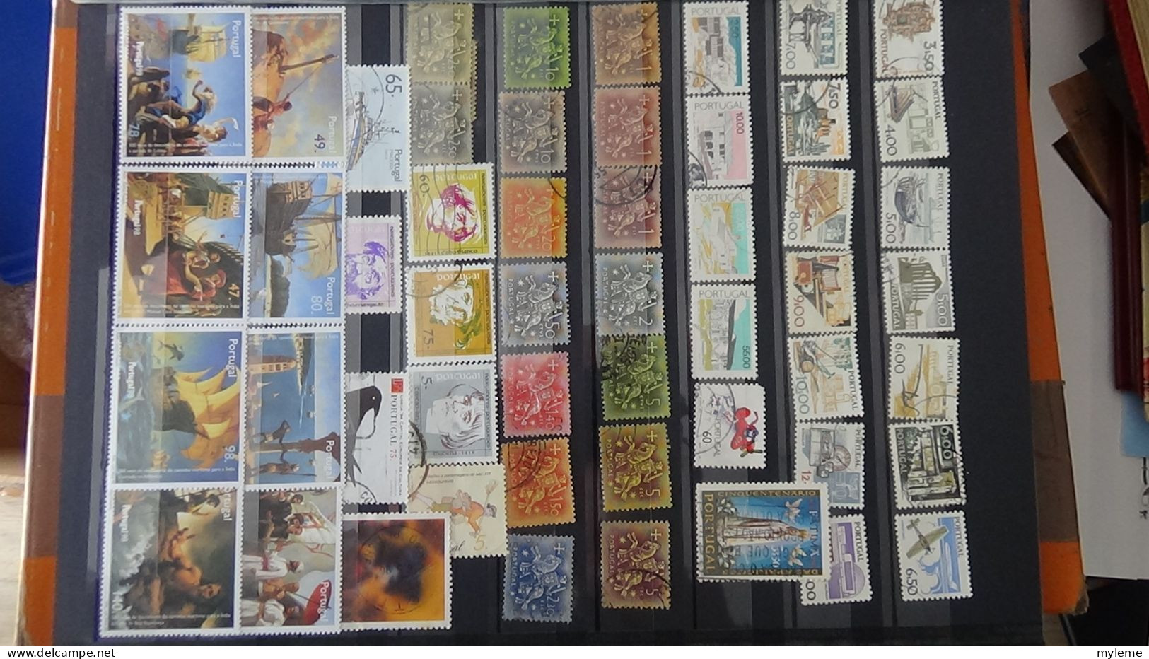 BF21 Ensemble de timbres et blocs oblitérés de divers pays + classiques de France ** avec petits défauts. Cote sympa !!!