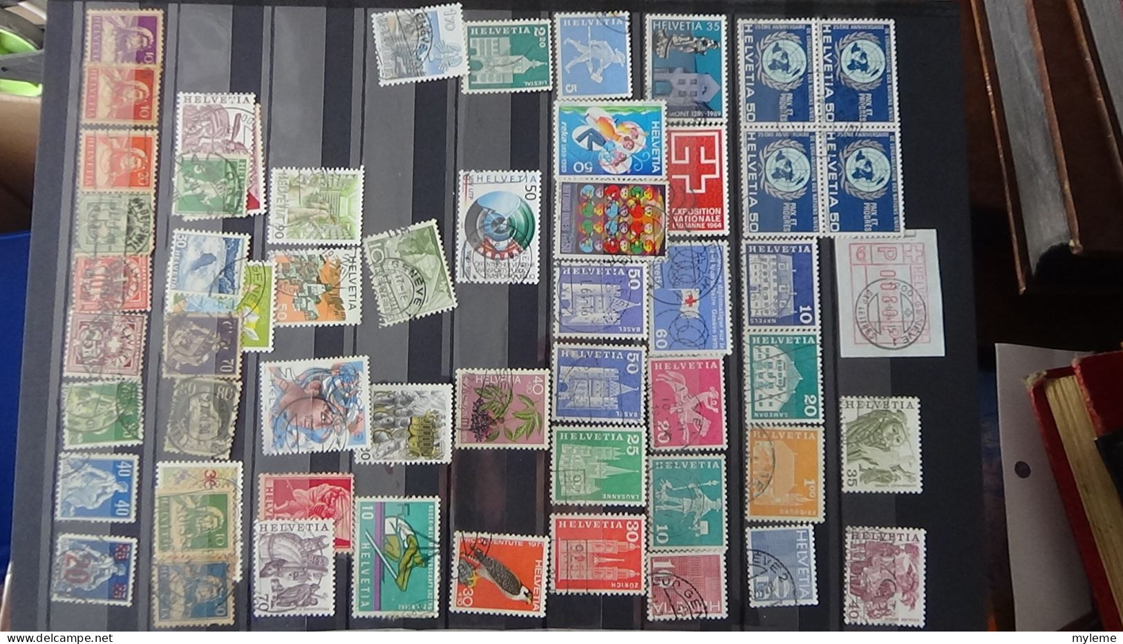 BF21 Ensemble de timbres et blocs oblitérés de divers pays + classiques de France ** avec petits défauts. Cote sympa !!!