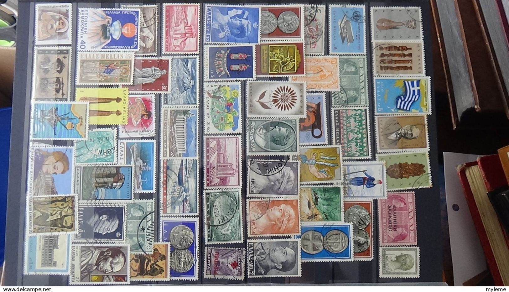 BF21 Ensemble de timbres et blocs oblitérés de divers pays + classiques de France ** avec petits défauts. Cote sympa !!!