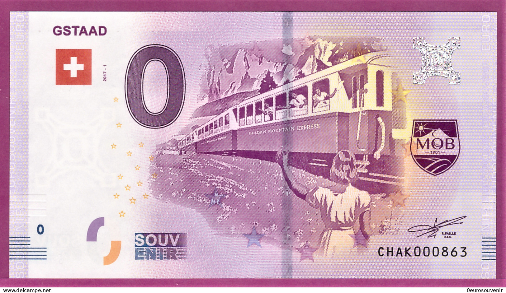 0-Euro CHAK 2017-1 GSTAAD  S-7f - Privatentwürfe