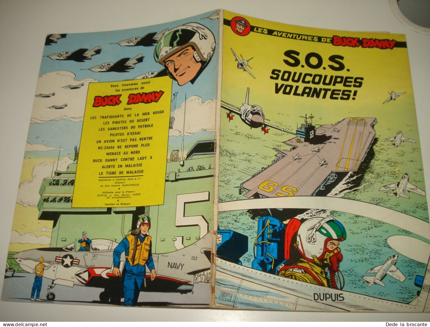 C54 / Buck Danny  20 " SOS Soucoupes Volantes !  " E.O 1959 - Petit Prix - Buck Danny
