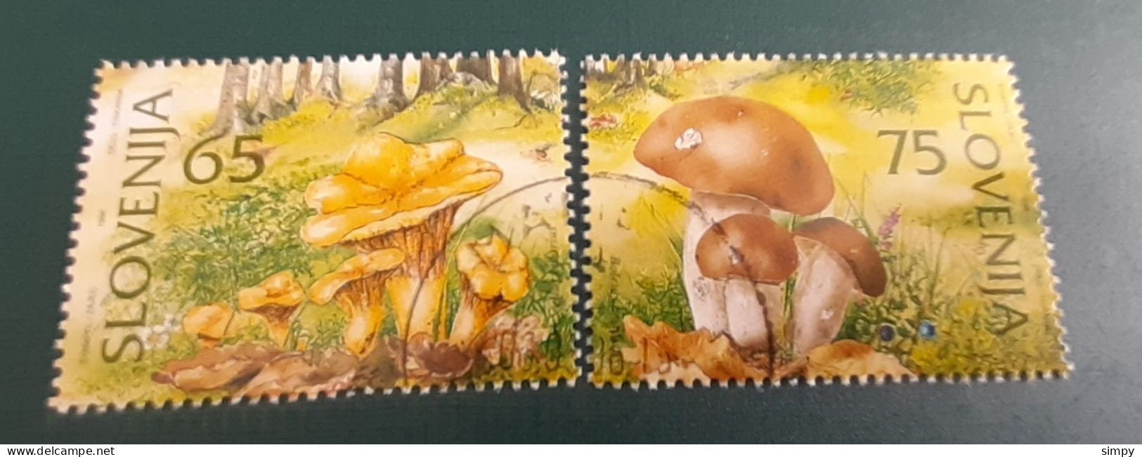 Mushrooms  Slovenia 1996 Used Stamps - Slovenia