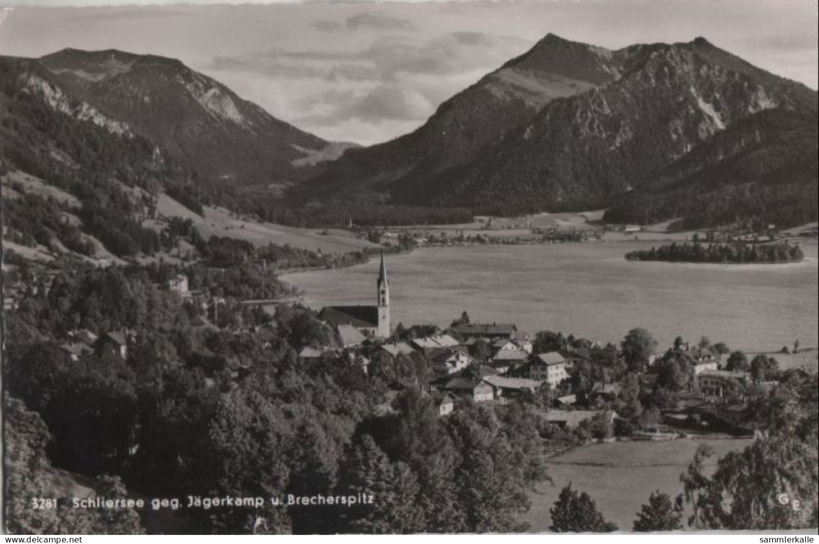 59431 - Schliersee - Gegen Jägerkamp - 1956 - Schliersee