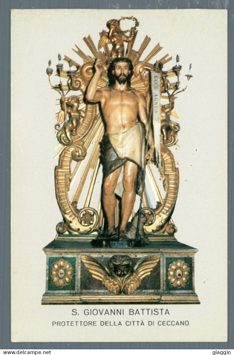 °°° Santino N. 8995 - S. Giovanni Battista Ceccano - Cartoncino °°° - Religion &  Esoterik