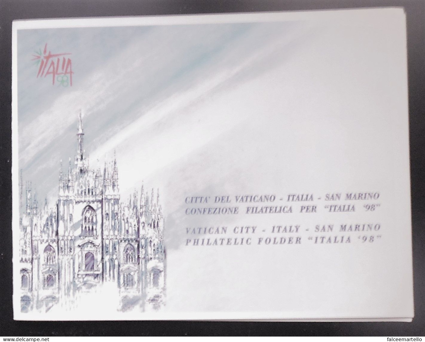 ITALIA. 1998 FOLDER Emissione Congiunta Con VATICANO E SAN MARINO - Other & Unclassified