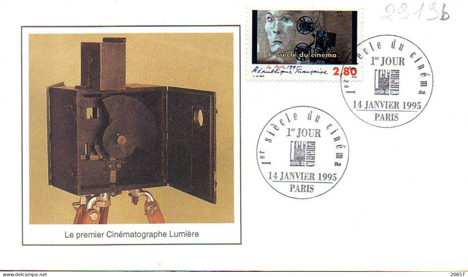 France 2919b Fdc Cinéma, Movies - Cinéma