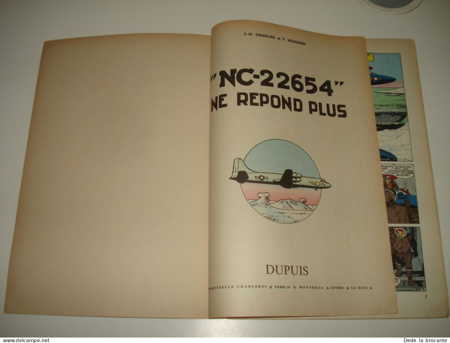 C54 / Buck Danny  15 " NC-22654 Ne Répond Plus  " E.O 1957 - Petit Prix - Buck Danny
