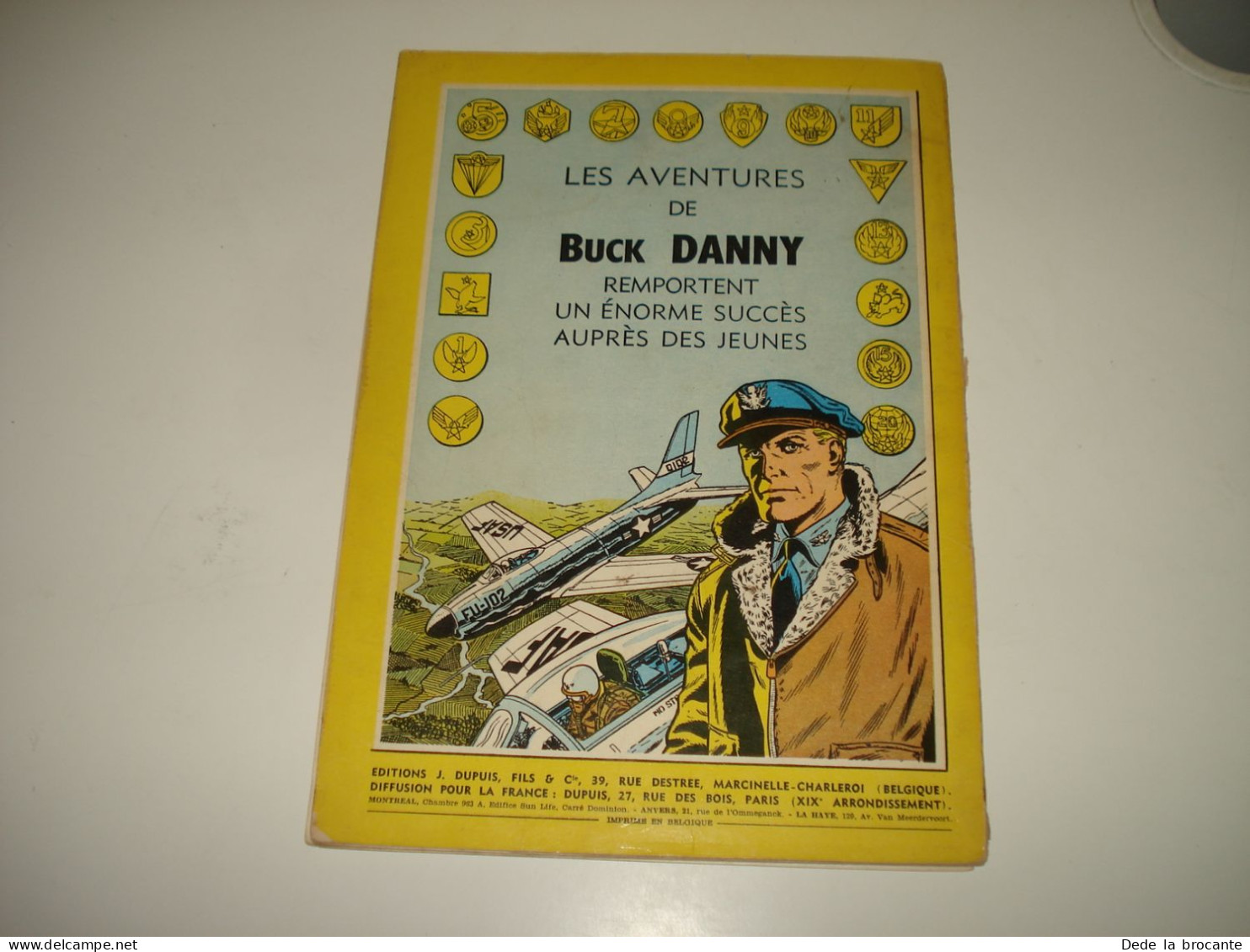 C54 / Buck Danny  15 " NC-22654 ne répond plus  " E.O 1957 - Petit prix