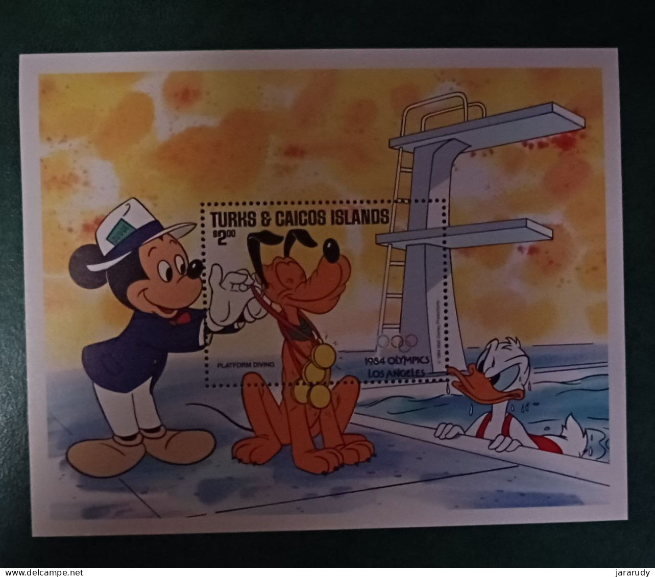 DISNEY TURKS Y CAICOS 1984 Yv BF 51  MNH - Disney